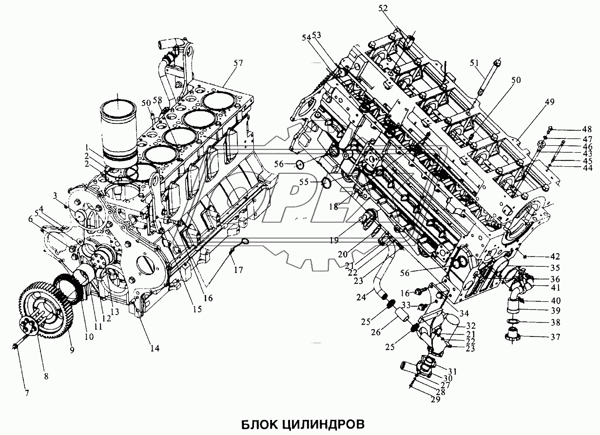 Блок цилиндров