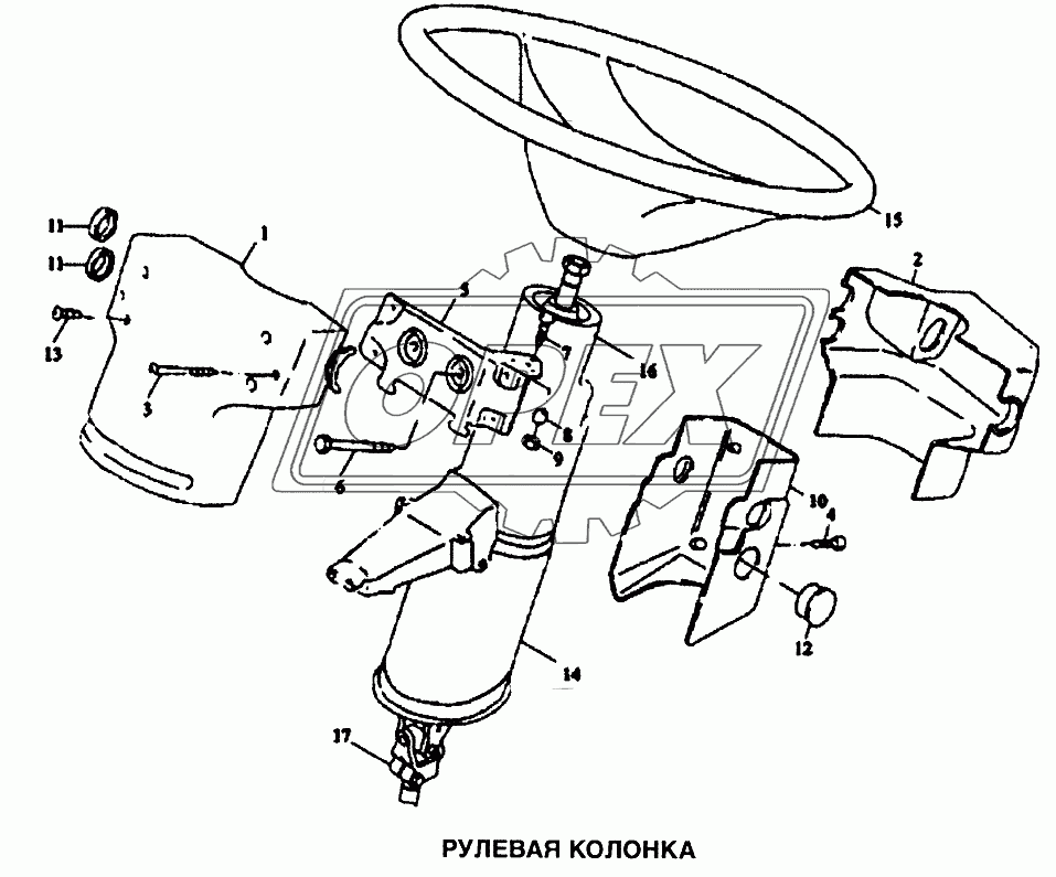 Колонка рулевая