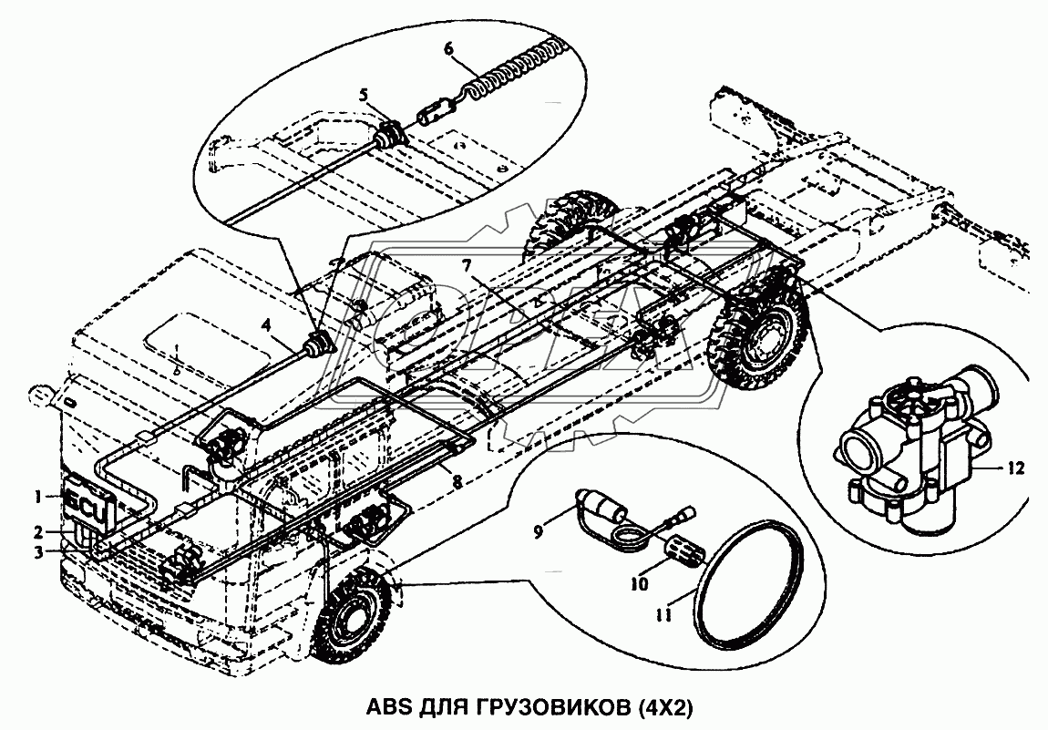 ABS для грузовиков 4x2