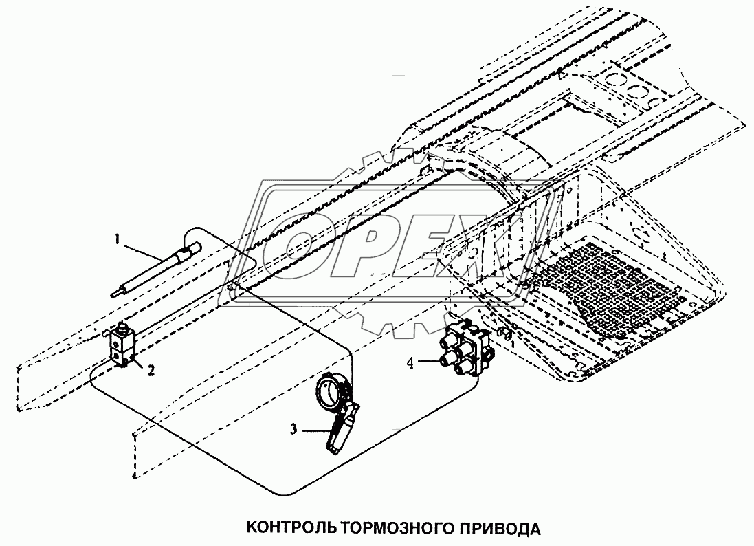 Контроль тормозного привода