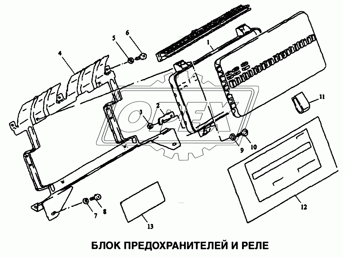 Блок предохранителей и реле 2