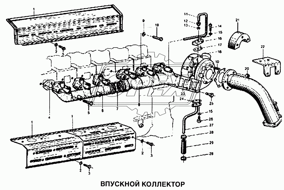 Коллектор впускной 1