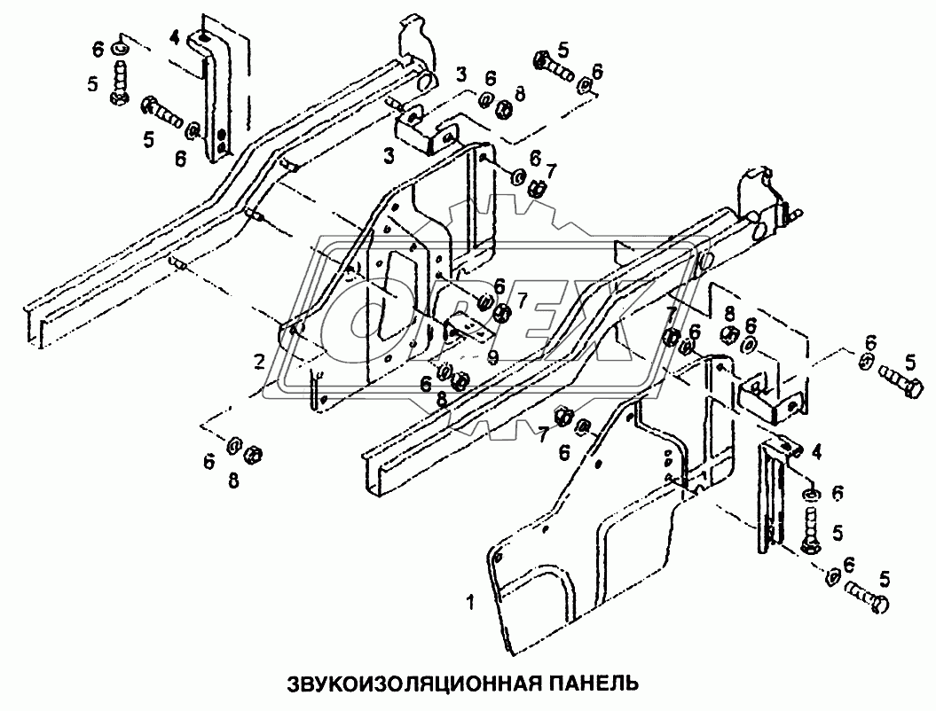 Панель звукоизоляционная