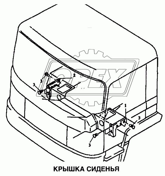 Крышка сиденья