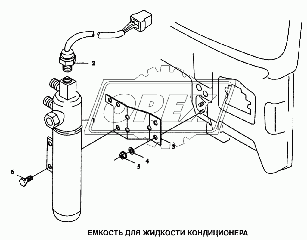 Емкость для жидкости кондиционера