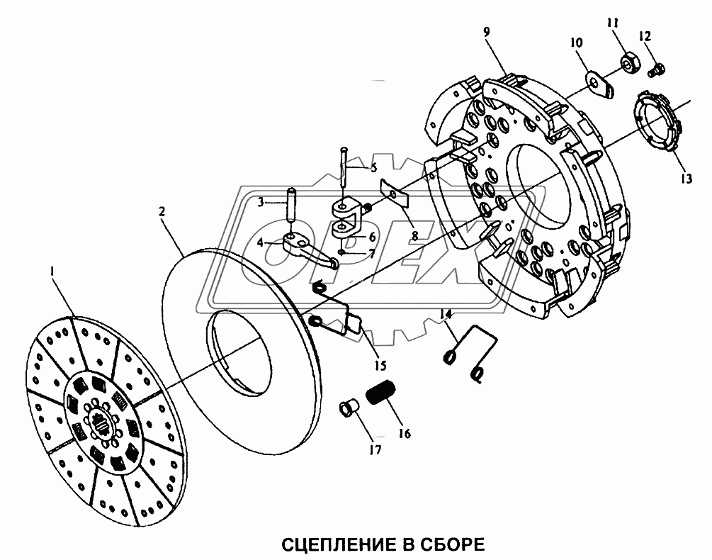 Сцепление в сборе