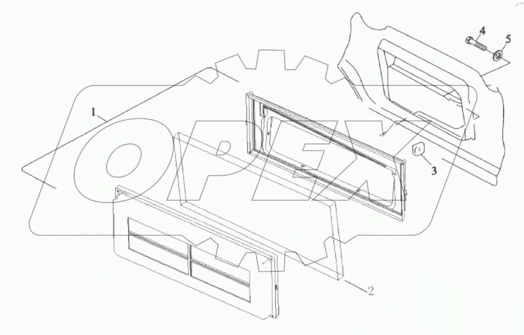  AIR INTAKE BOX ON CAB