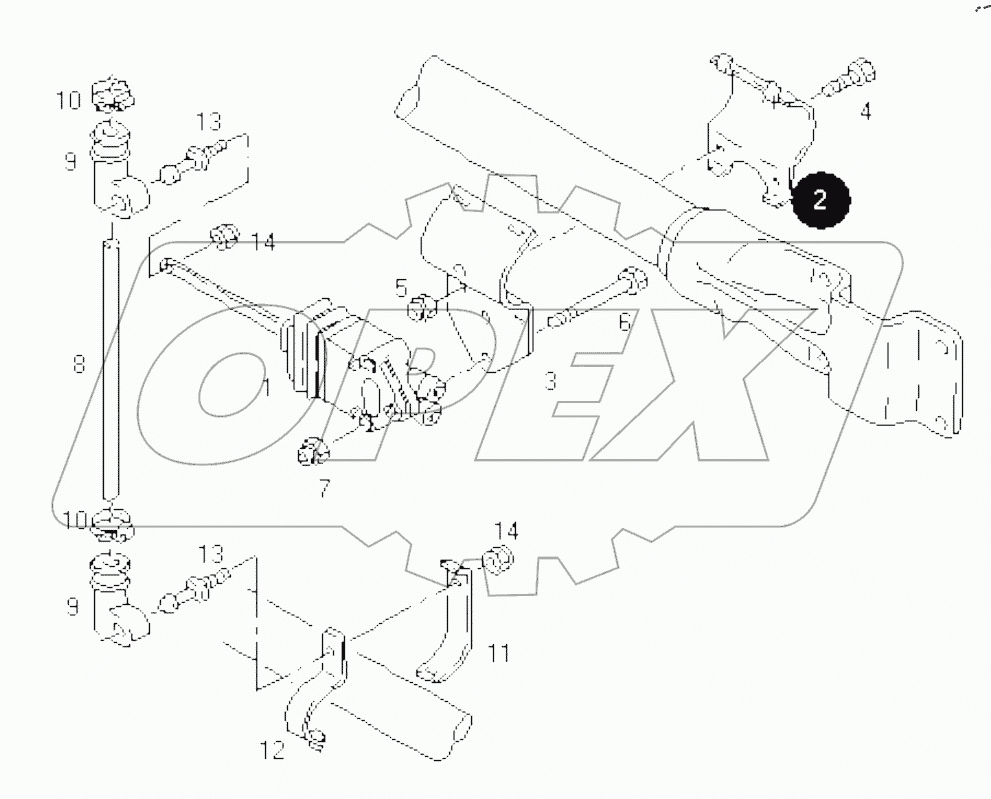  FRONT AIR SPRING CONTROL DEVICE