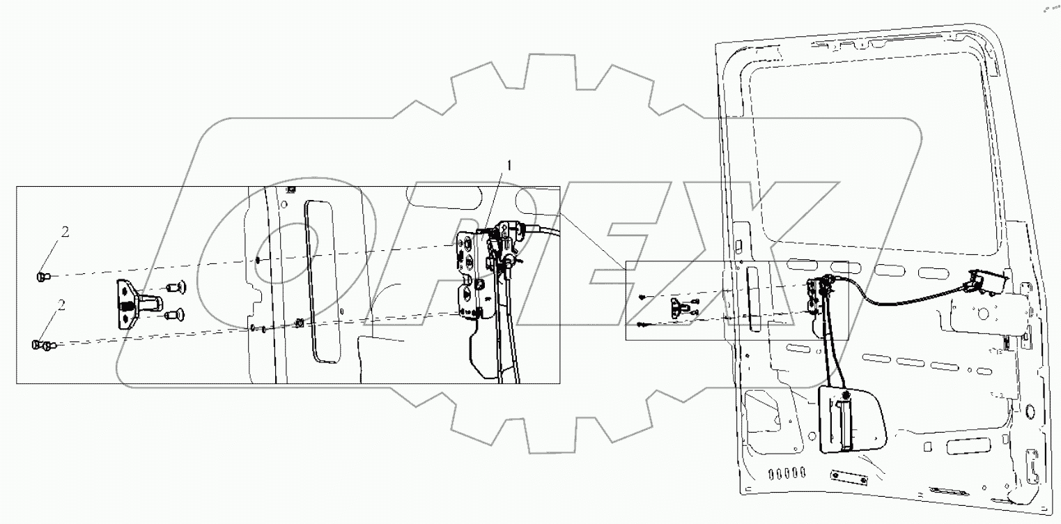  RIGHT DOOR LOCK SYSTEM