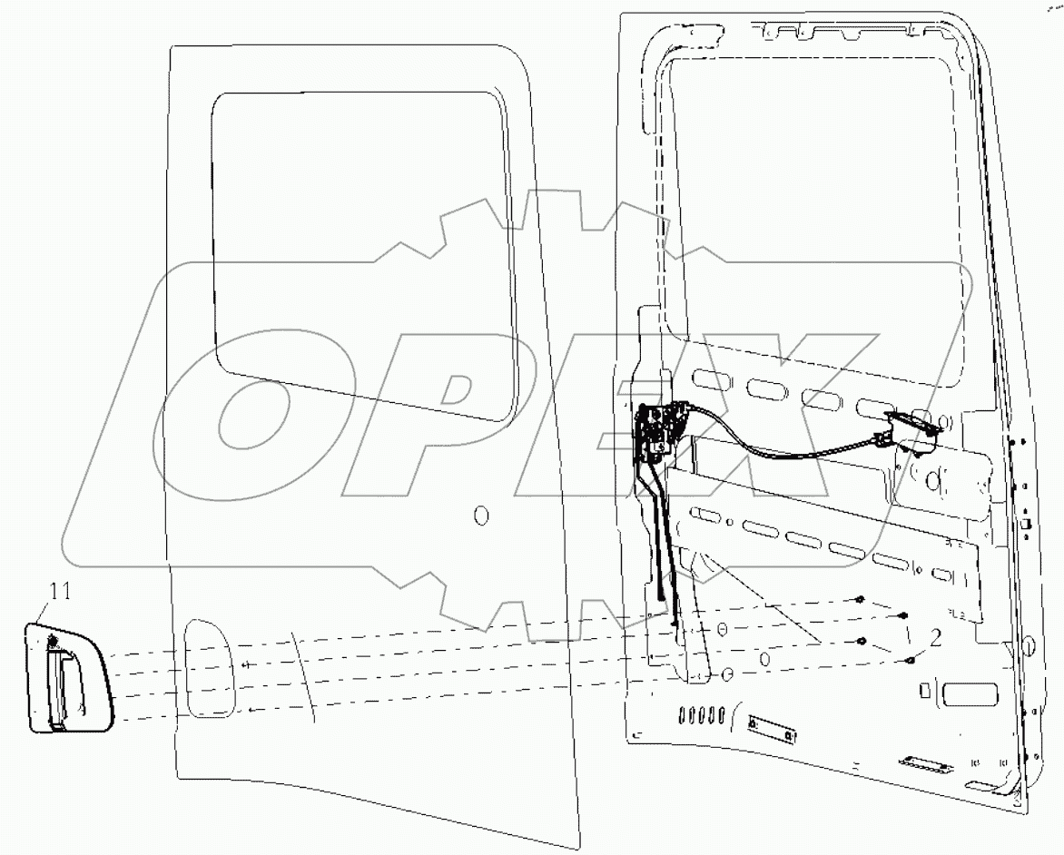  RIGHT DOOR LOCK SYSTEM