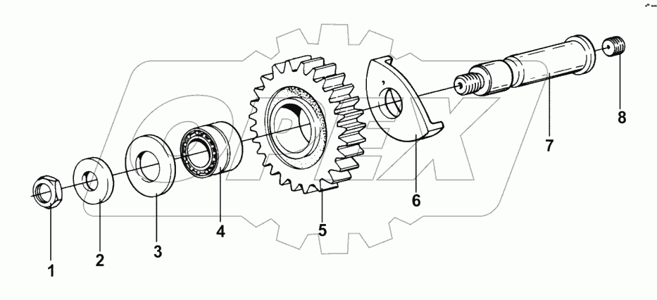  REVERSE INTERMEDIATE SHAFT ASSEMBLY