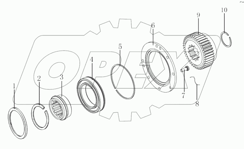  MAIN BOX OUTPUT SHAFT BEARING ASSEMBLY