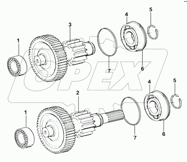  VICE BOX LEFT AND RIGHT MIDDLE SHAFT