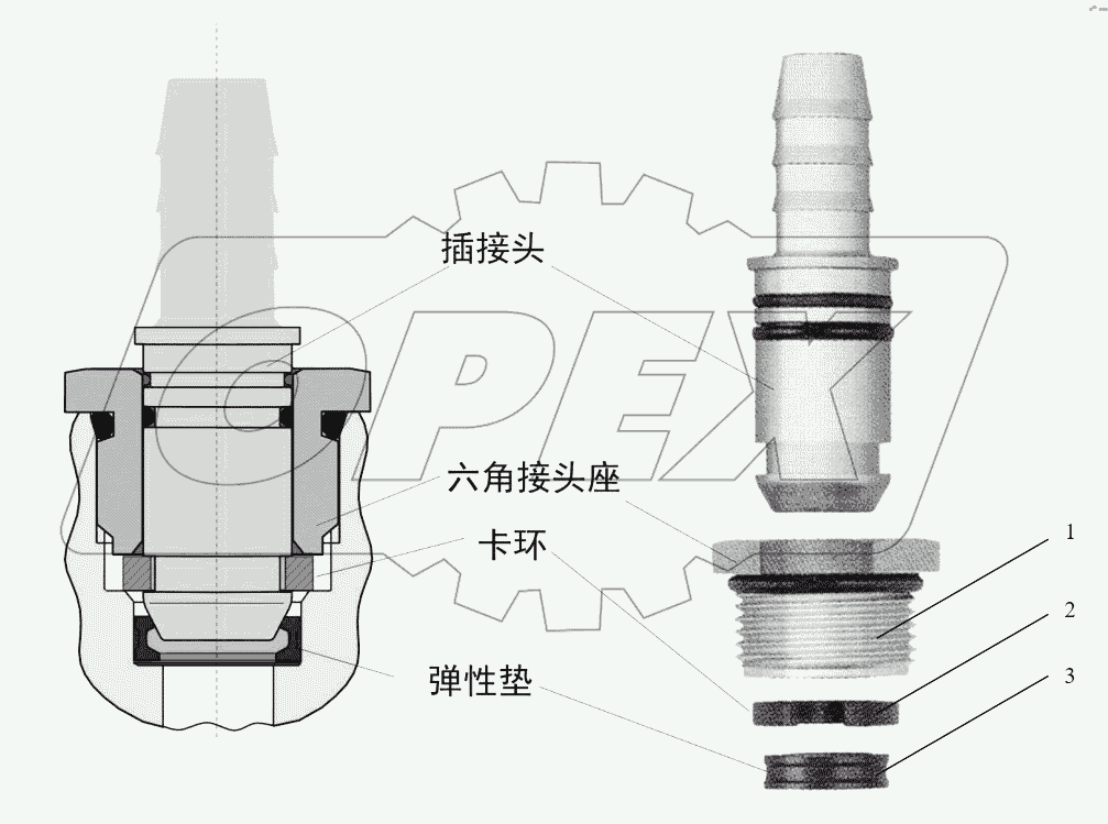  CONNECTING PARTS, LINE & NIPPLE JOINT
