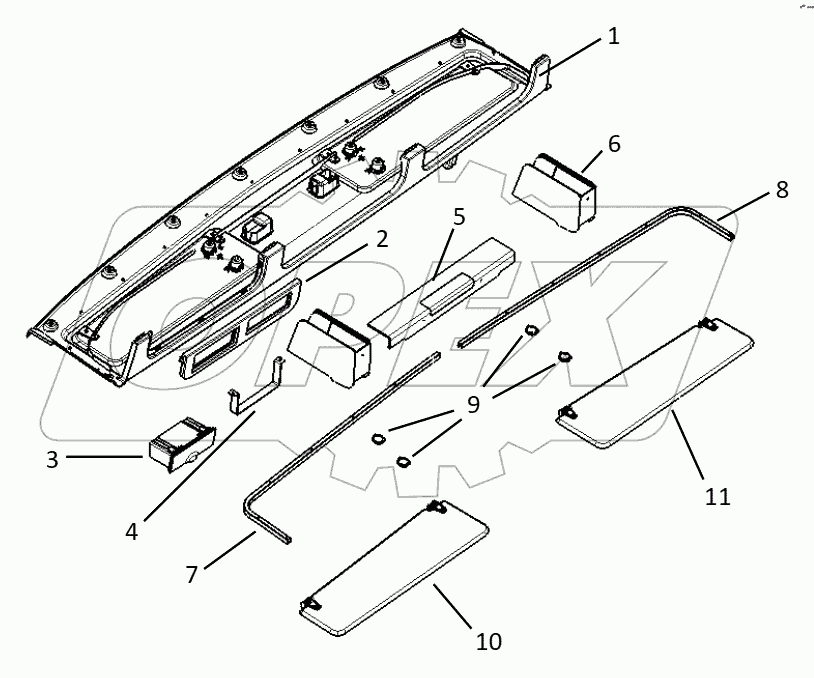  HIGH ROOF CAB SUNDRIES BOX BODY