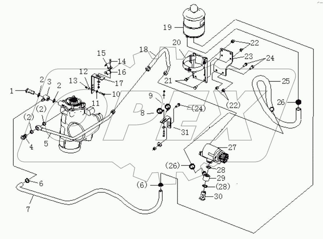  STEERING HYDRAULIC DEVICE