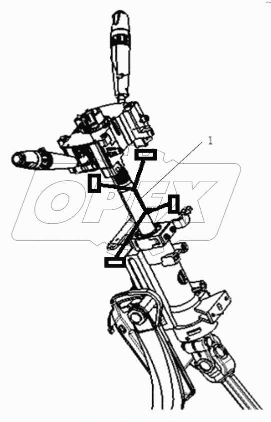  COMBINATION SWITCH WIRING HARNESS