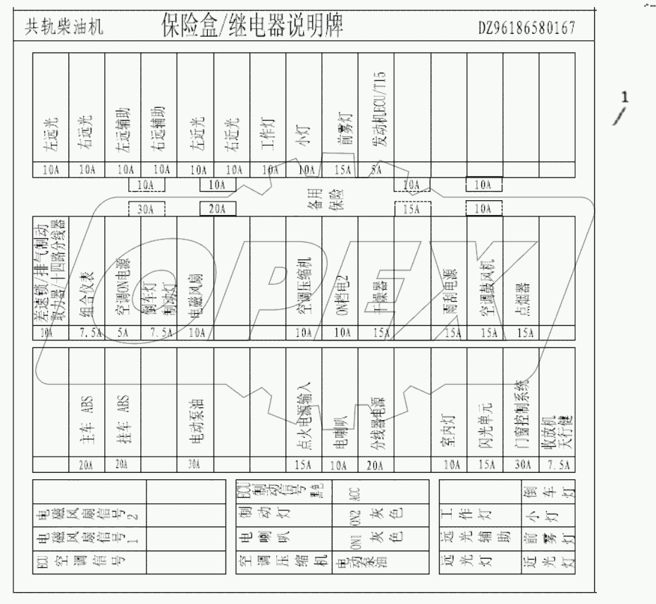  FUSE BOX, RELAY INSTRUCTIONS