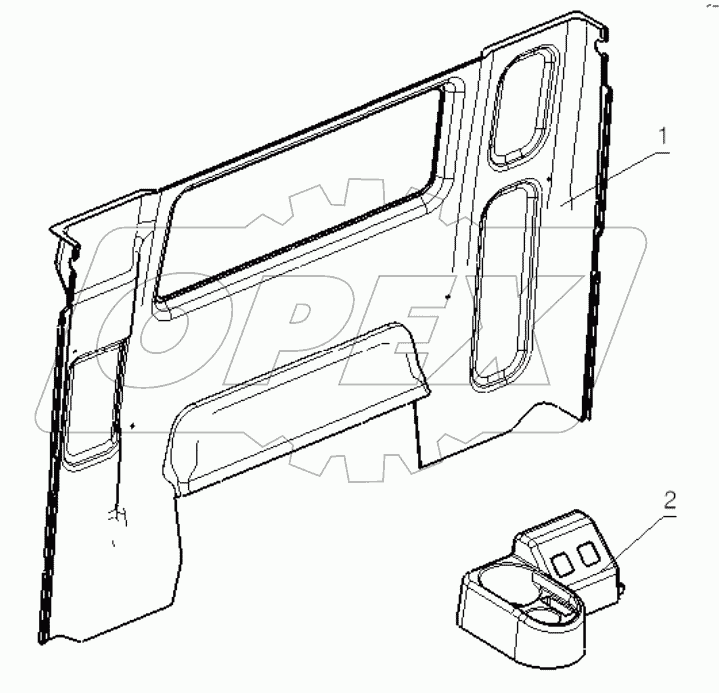  REAR INNER GUARD PLATE ASSEMBLY