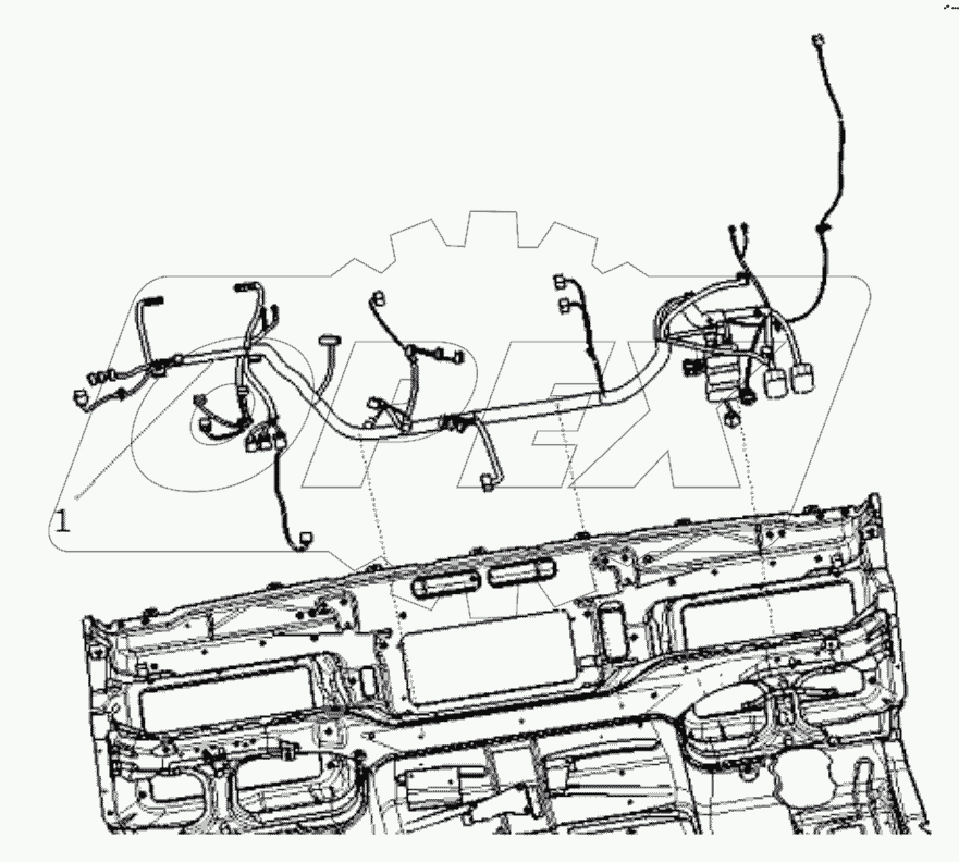  MAIN WIRE HARNESS OF CAB