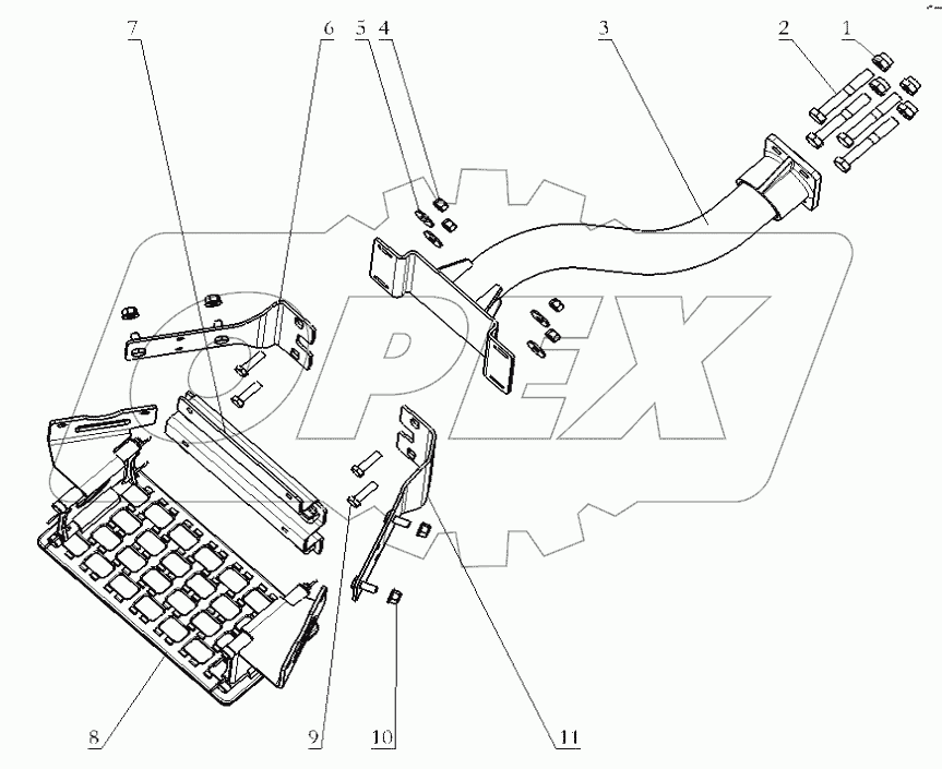 RIGHT BRACKET ASSEMBLY