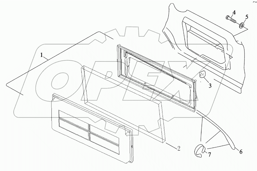 AIR INTAKE BOX ON CAB