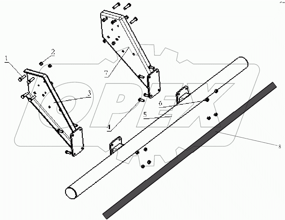 REAR ANTI-DRILL PROTECTION FRAME