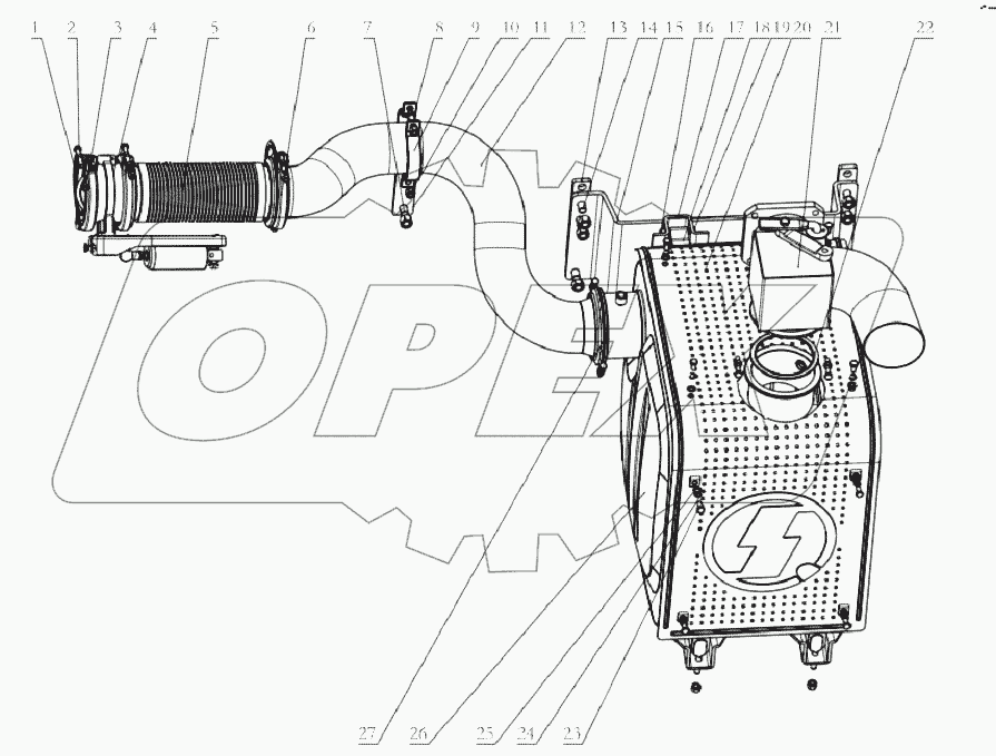 EXHAUSTING AND MUFFLER