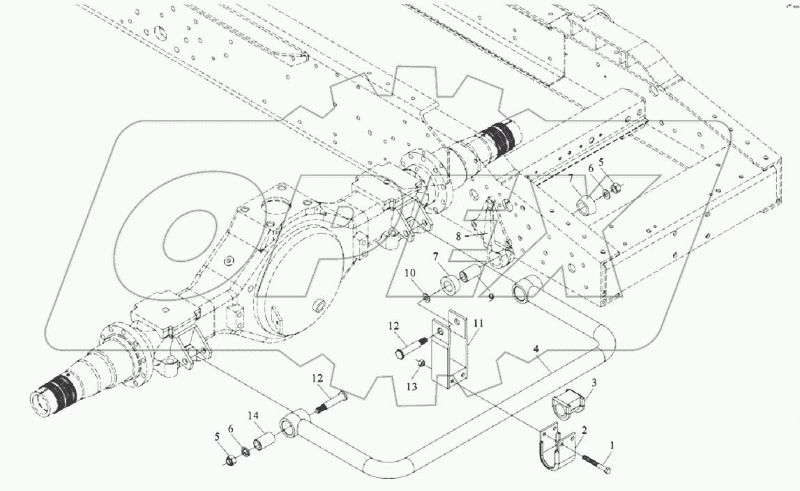 REAR STABILIZER ASSY