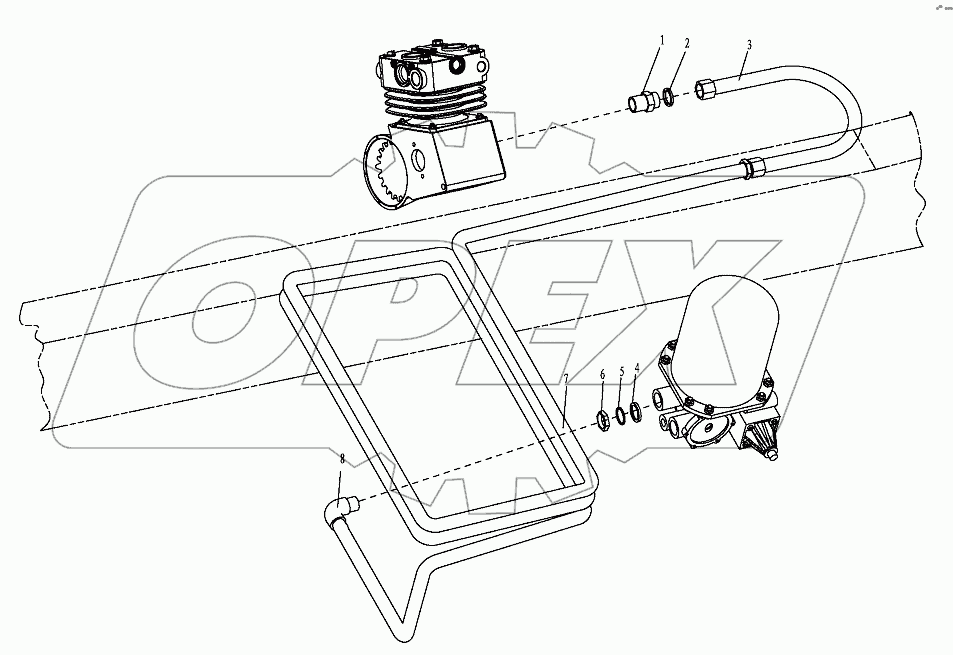 AIR COMPESSOR OUTER LINE
