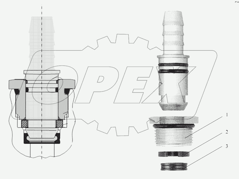 CONNECTING PARTS,LINE & NIPPLE JOINT