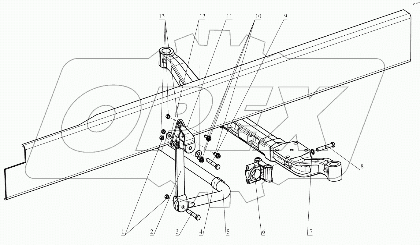  FRONT STABILIZER ASSY (DC95319680153)