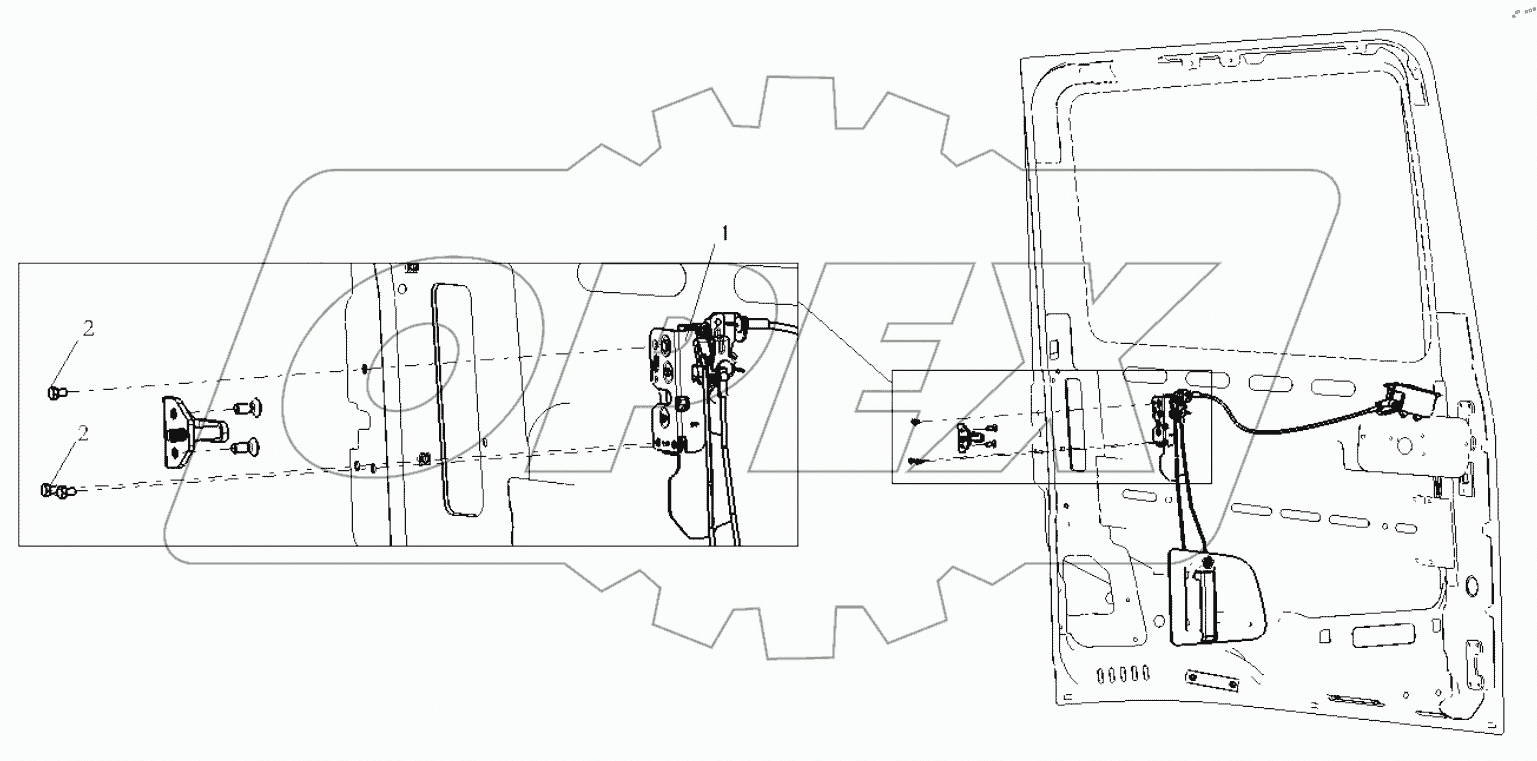  RIGHT DOOR LOCK SYSTEM