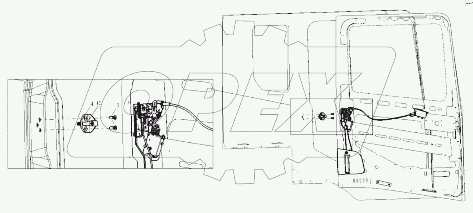  RIGHT DOOR LOCK SYSTEM