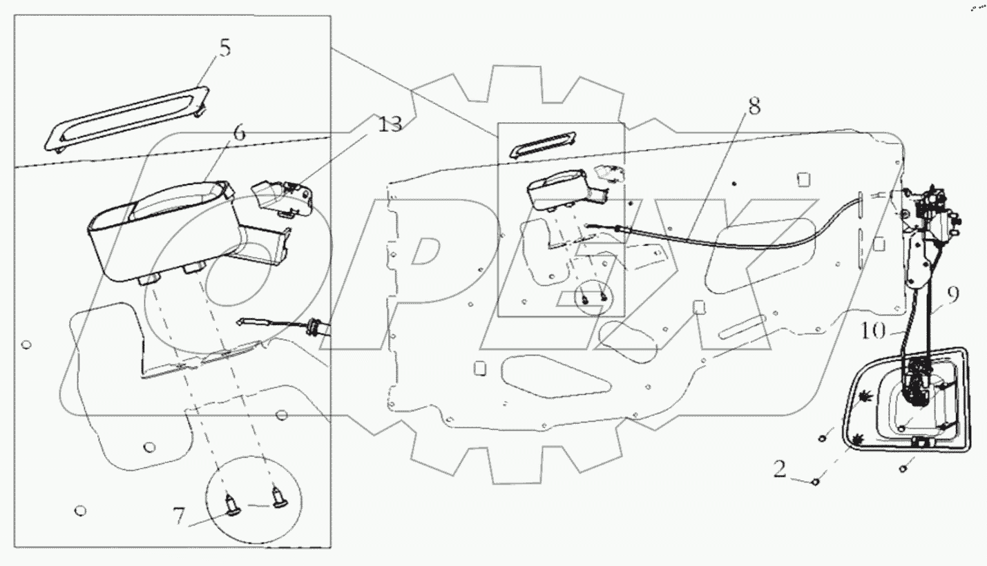  RIGHT DOOR LOCK SYSTEM