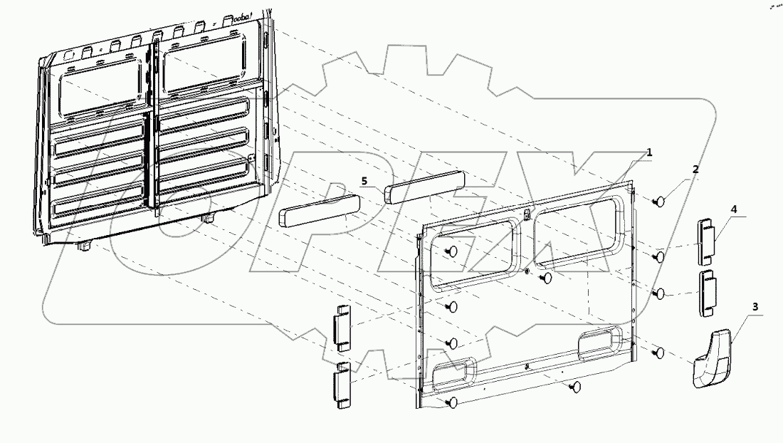  THE INTERIOR TRIM ASSEMBLY