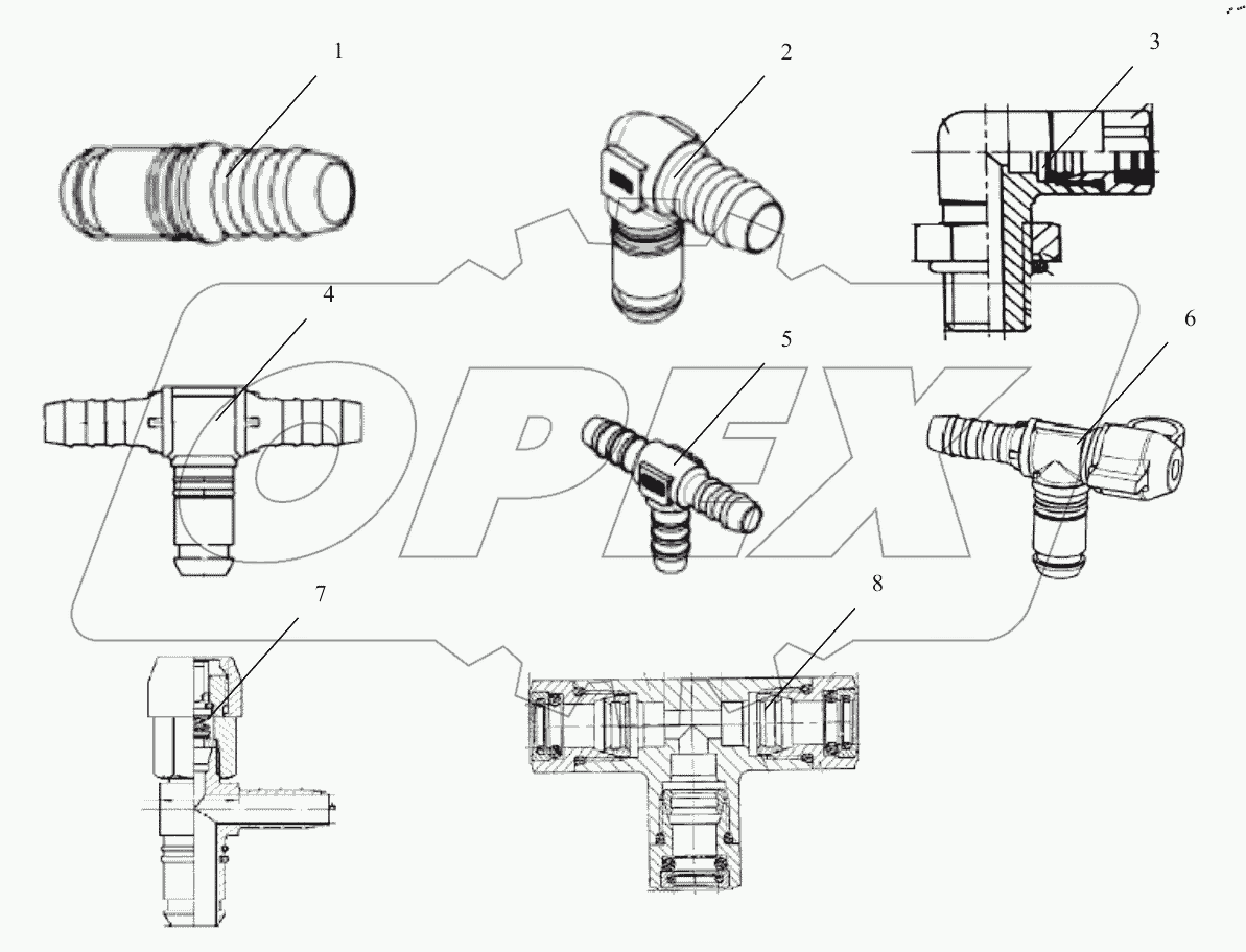  CONNECTING PARTS,LINE & NIPPLE JOINT