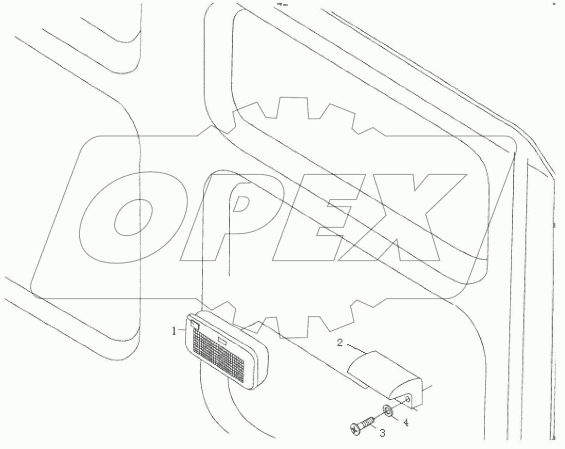  Floodlight on rear pannel