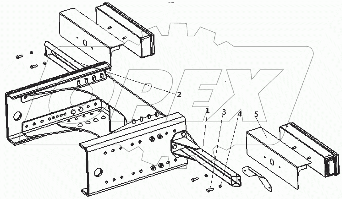  Taillight bracket/universal/F3000