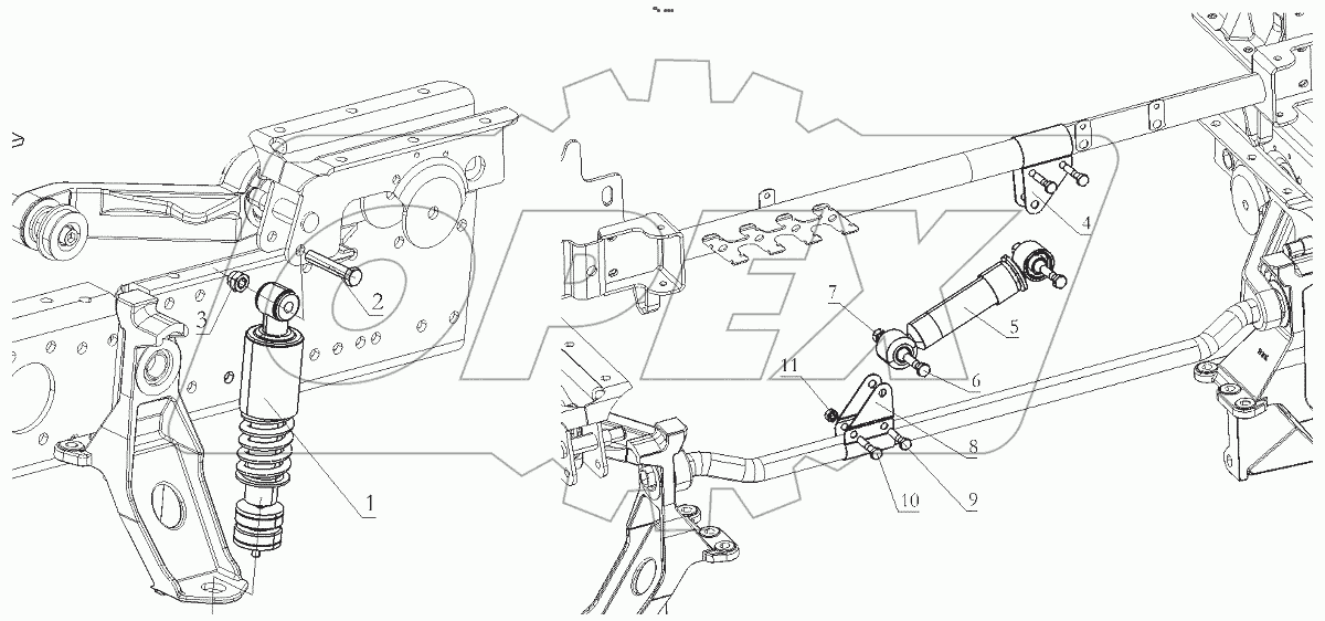  Front bearing spring