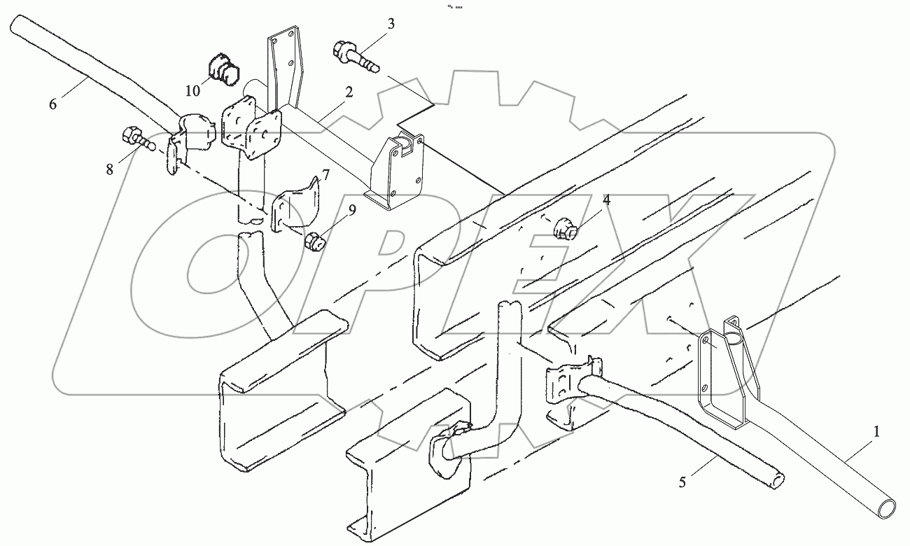  Left-right fender bracket