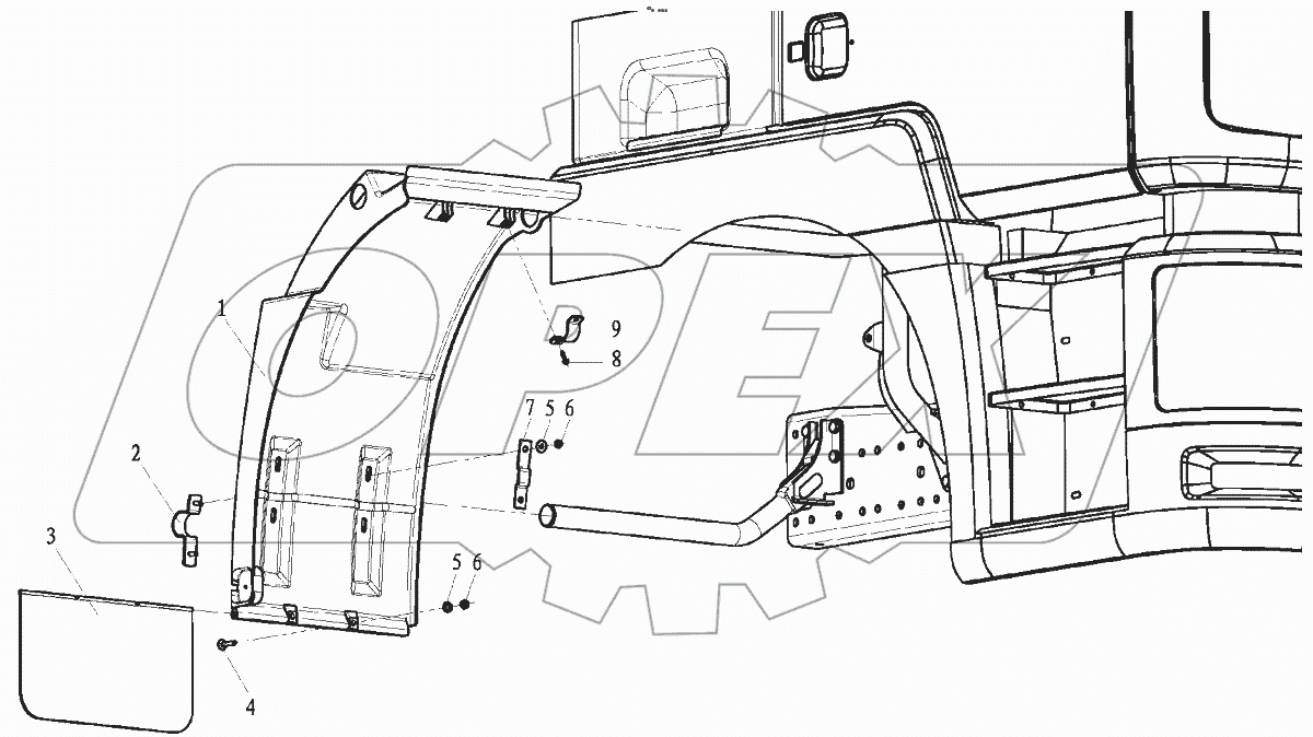  Fender left behind cab