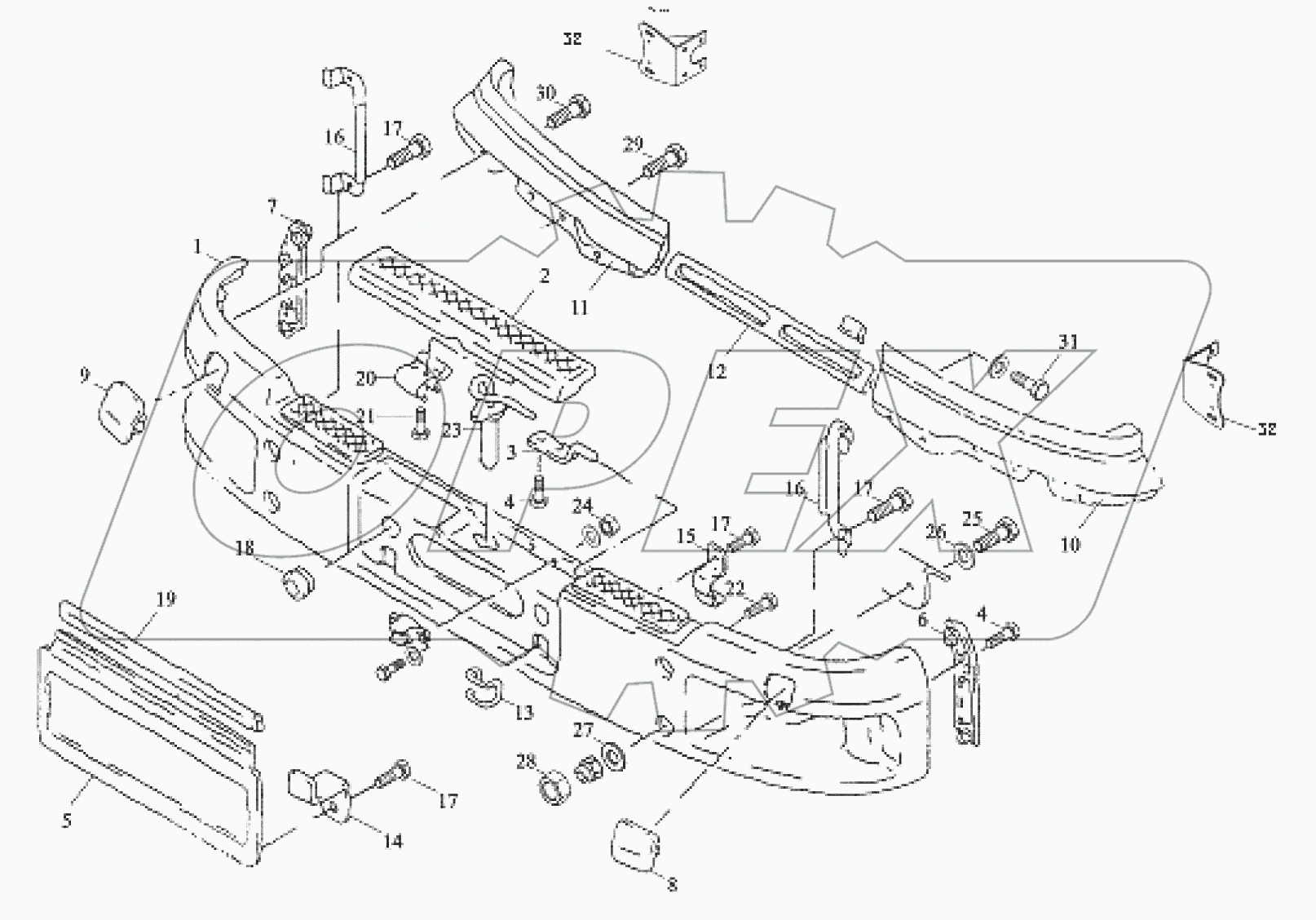  Bumper and front bracket