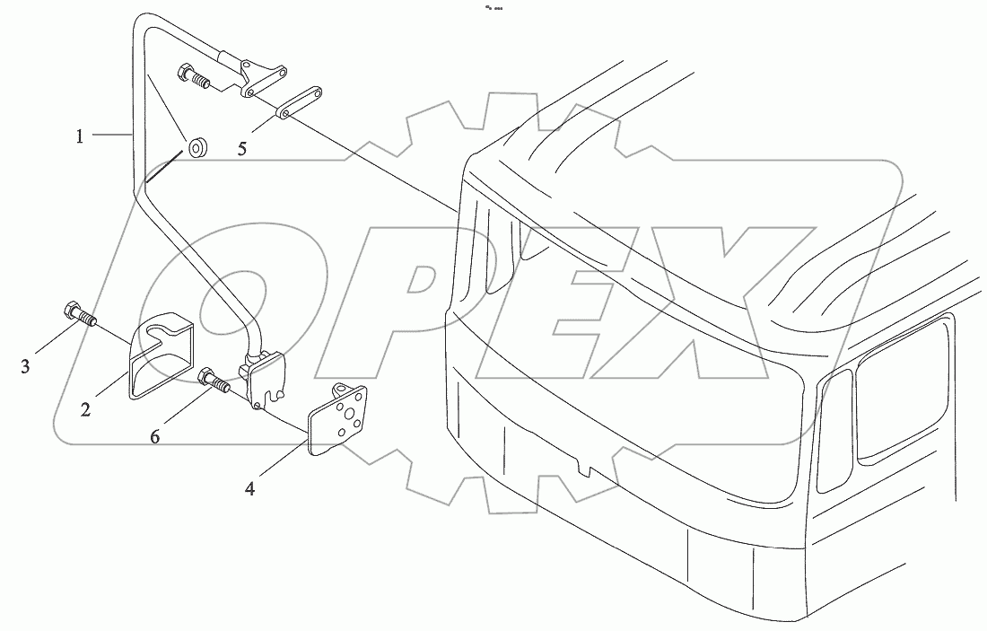  Rearview mirror right bracket