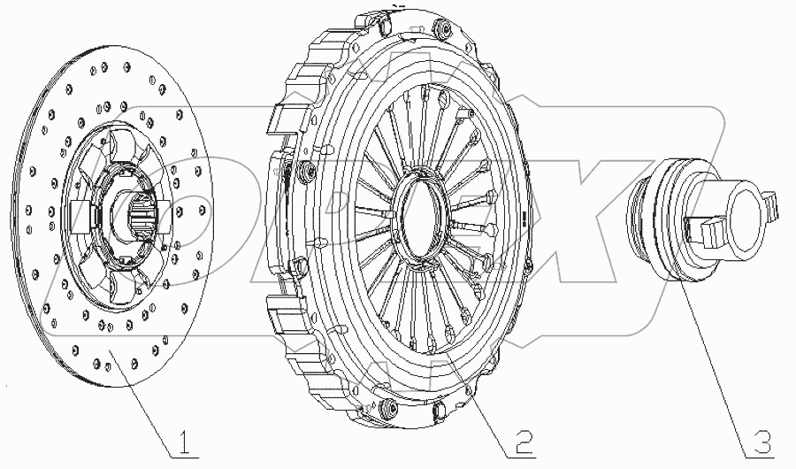  Pull diaphragm clutch
