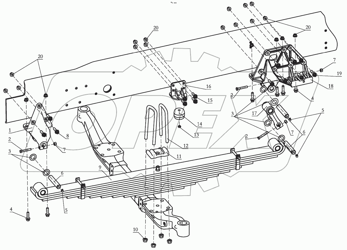  Front suspension (DC95259690902)