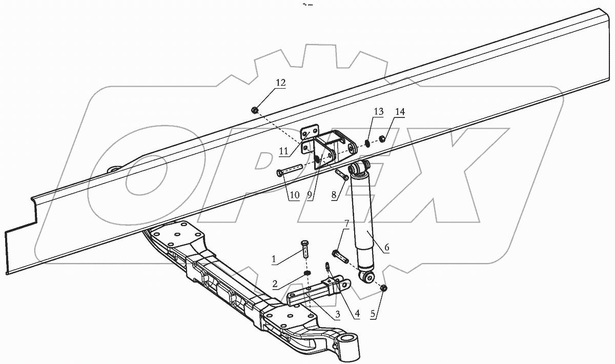  Front shock absorber