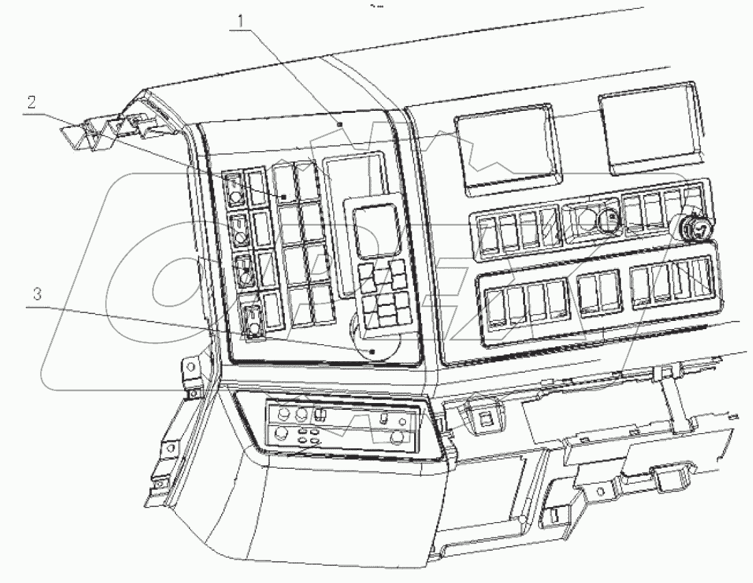  Switchm radio and cigarette lighter