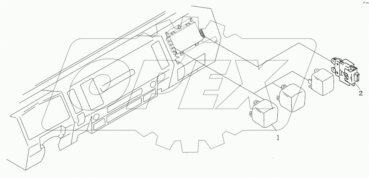  Реле, предохранитель;RELAY, FUSE