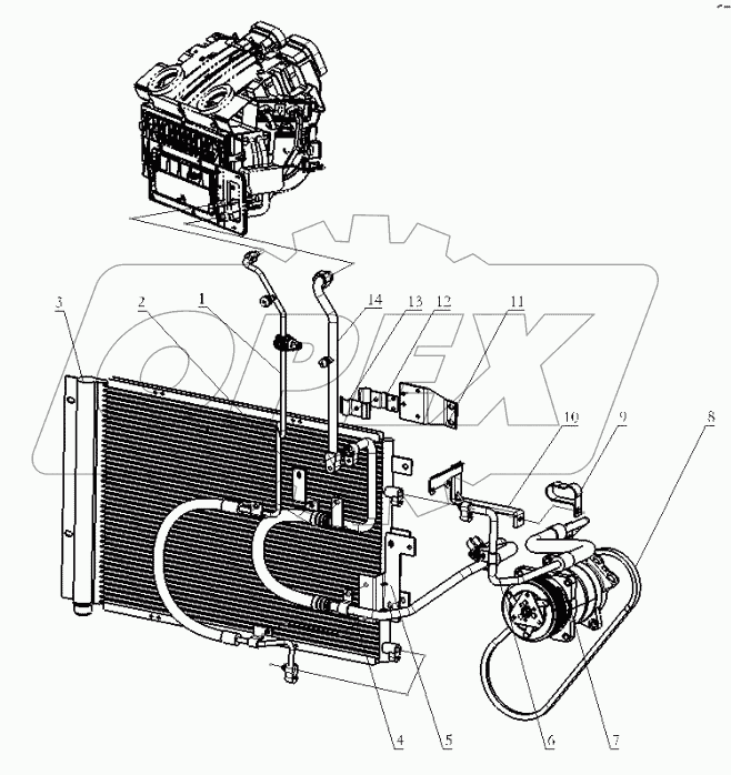  Трубы кондиционера;AIR CONDITION PIPES